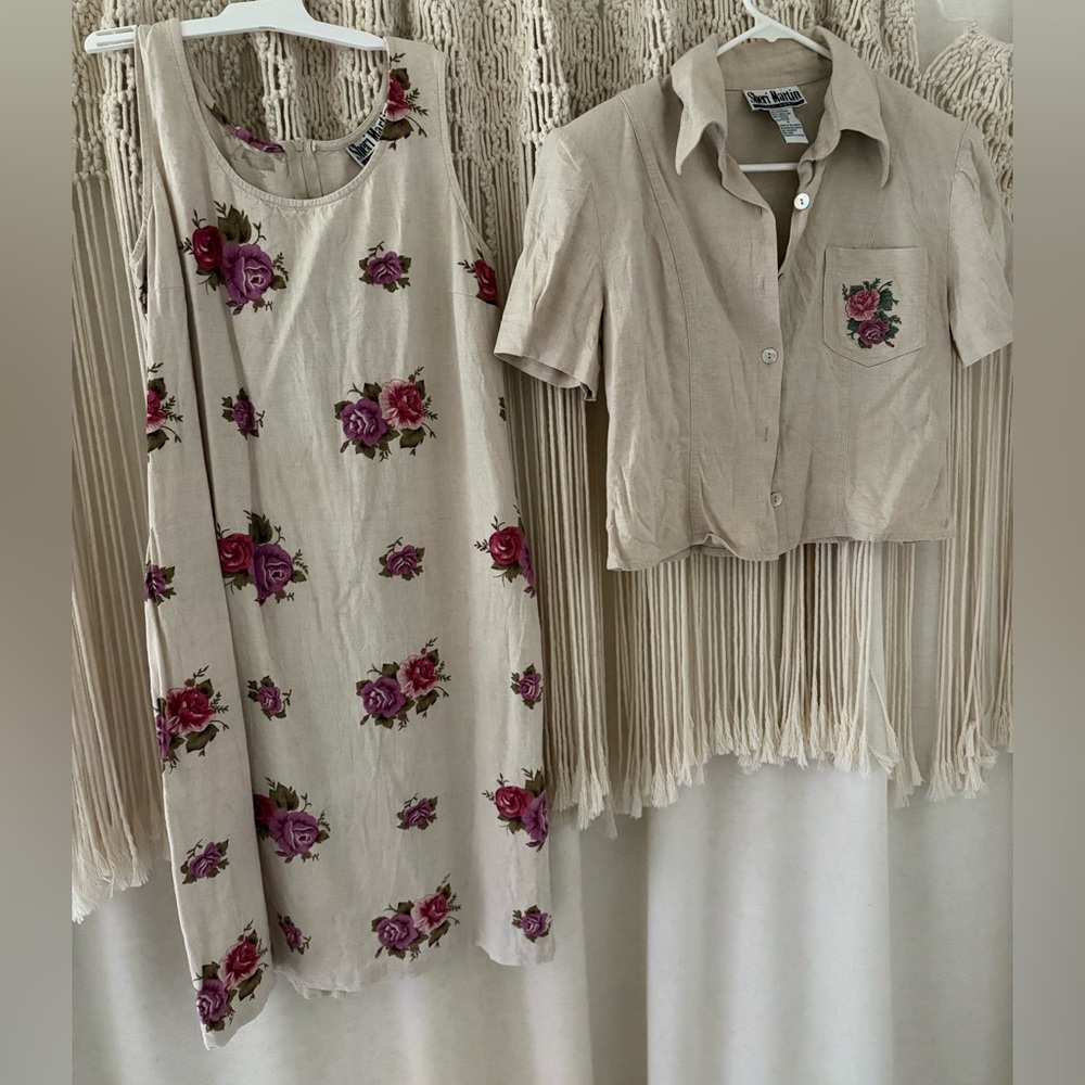 Vintage 90s dress set